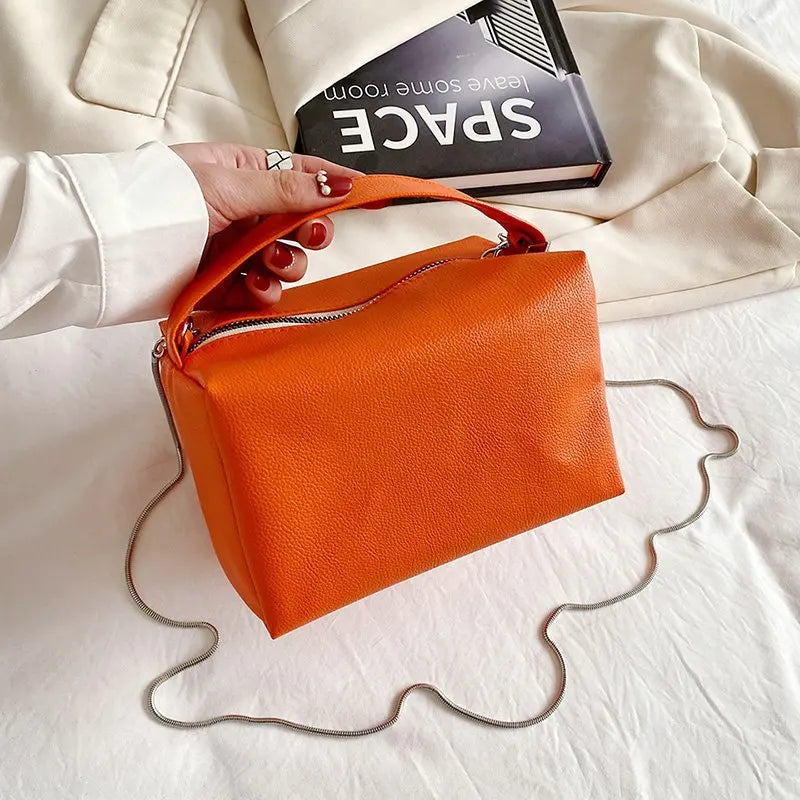 Ladies Casual Shoulder Bag Mini PU Leather Handbag