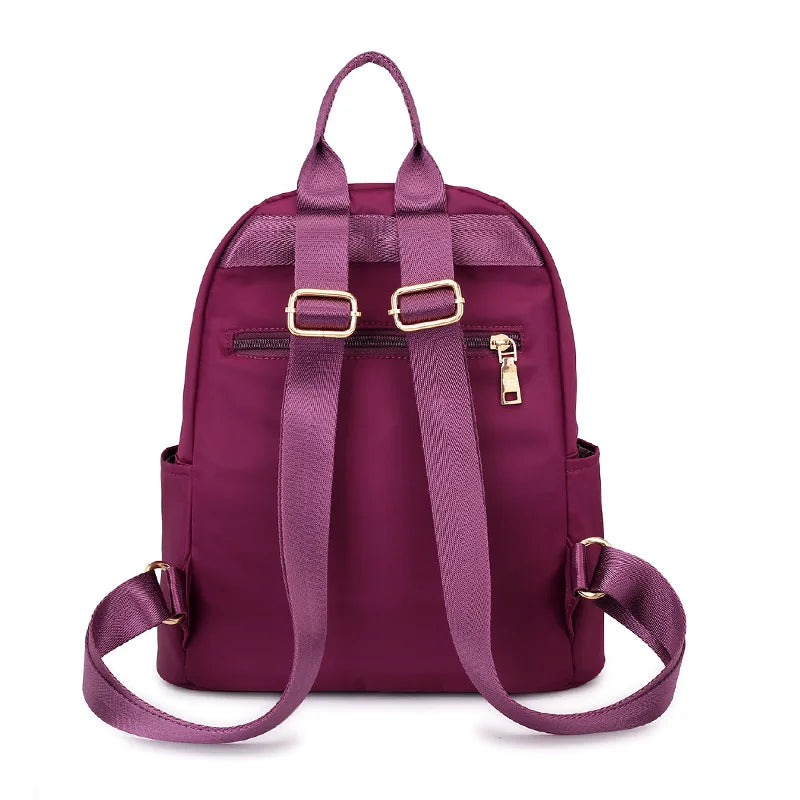 Ladsoul Nylon Travel Shoulder Bag Soft School Bag for Teenage Girls