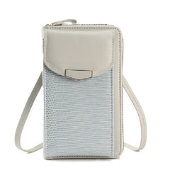 Snake Pattern Crossbody Bag for Women Small Purse Long Shoulder Bag