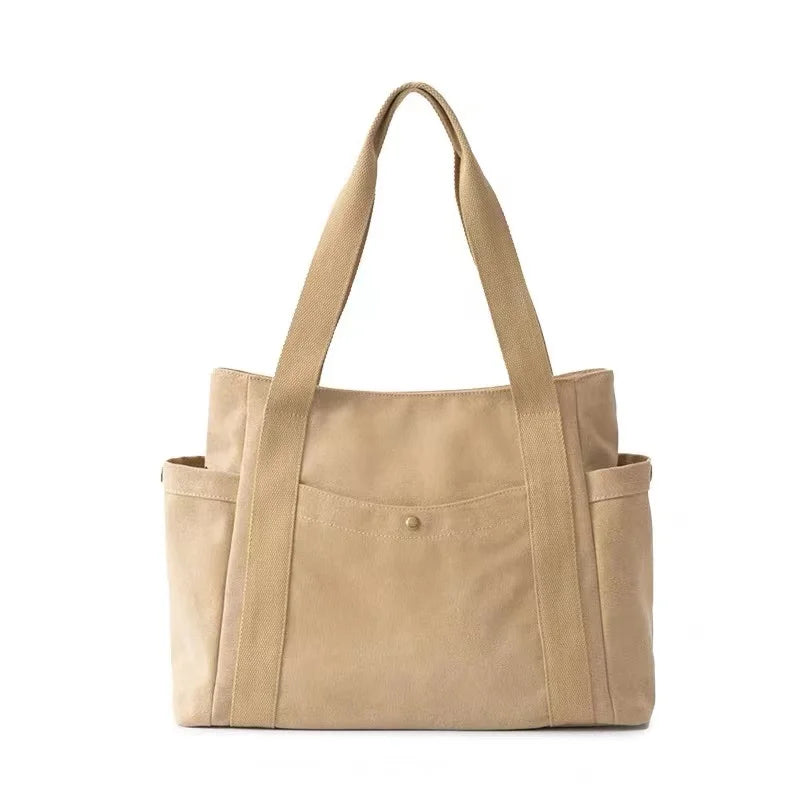 Canvas Backpack Large Commuter Bag Rucksack for Women