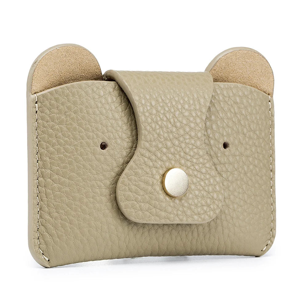 Lady Change Purse Short Wallet Card Bag Leather Mini Purse