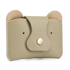 Lady Change Purse Short Wallet Card Bag Leather Mini Purse