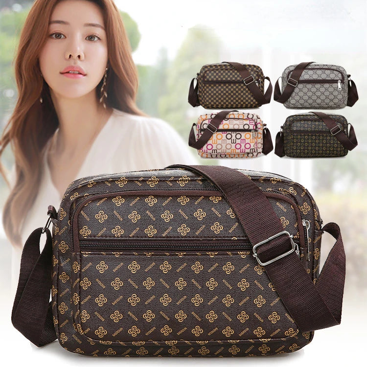 Lady Letter Pattern Shoulder Bag Women Chain Crossbodybag