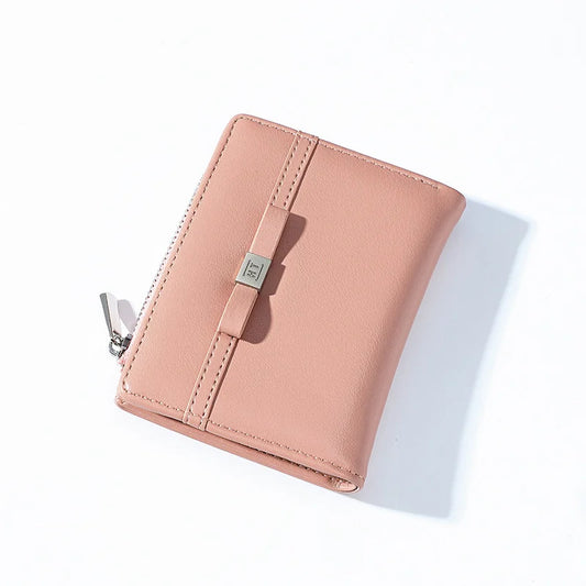 Lady Purse Women's Wallet Short Bowknot Student Wallet
