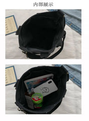 Casual Canvas Shoulder Bag with Big Capacity