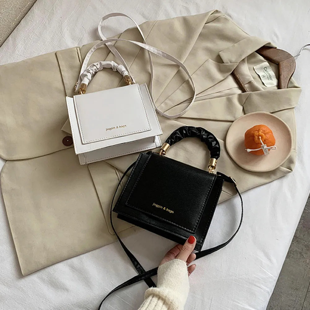 Lady Vintage Small Shoulder Bag Flap Messenger Bag for Women