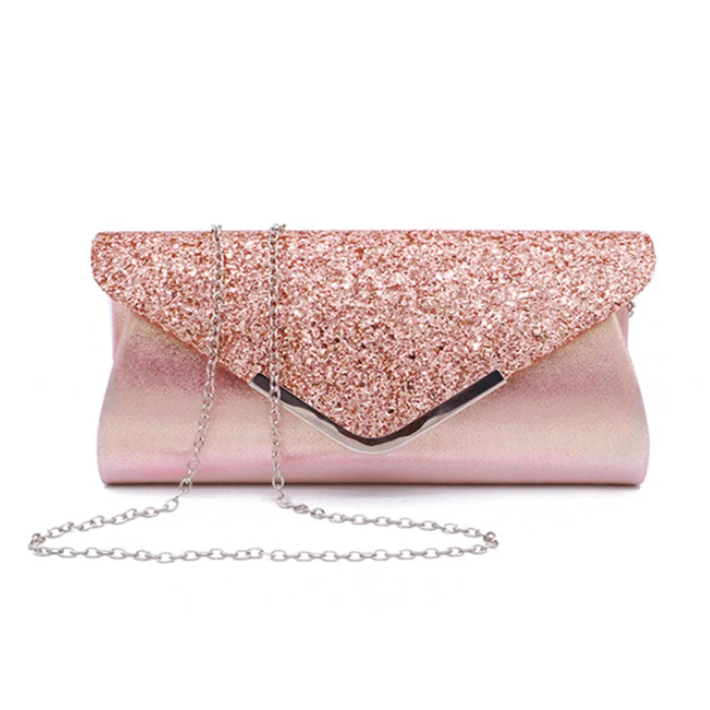 Lady Wedding Clutches Handbags Chain Shoulder Bling Bags