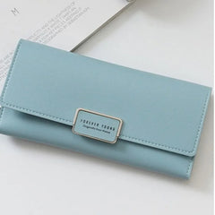 Lady Multi-slot Zip Purse Wallet Handbag Women Wallet PU