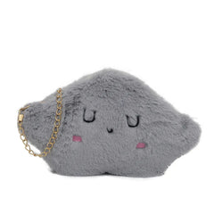 Lady's Lovely Plush Cloud Shoulder Bag