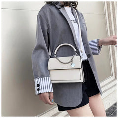 Small Square Chain PU Leather Handbag for Women