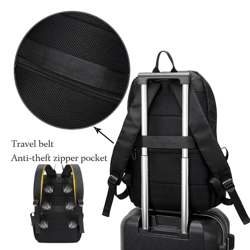 Waterproof Laptop Backpack 15.6 Inches USB Charging