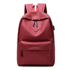 College Laptop Backpack USB Charging Port Waterproof School Bags