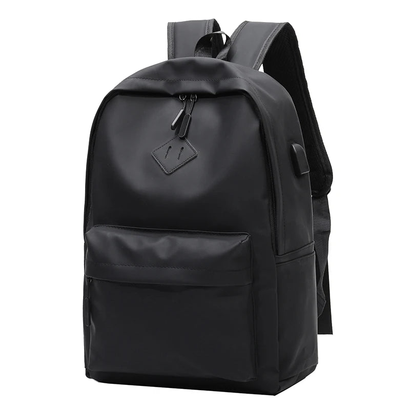 College Laptop Backpack USB Charging Port Waterproof School Bags