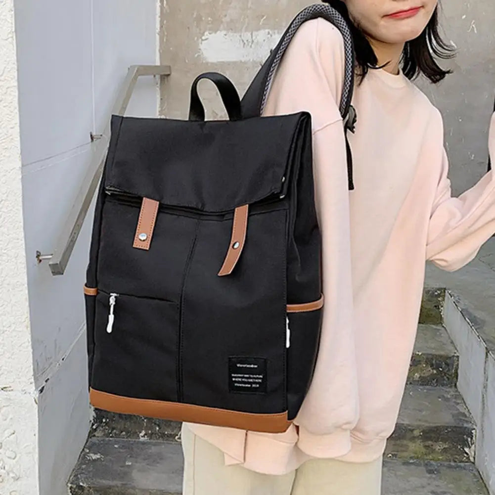College Style Laptop Backpack Large Capacity Student Bookbag