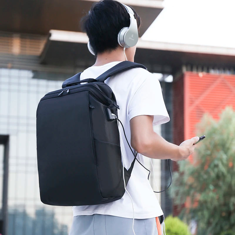 Keyless Anti-theft Laptop Backpack for Men