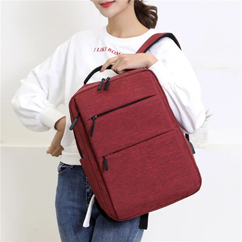 Slim Laptop Backpack Anti Theft USB Charge