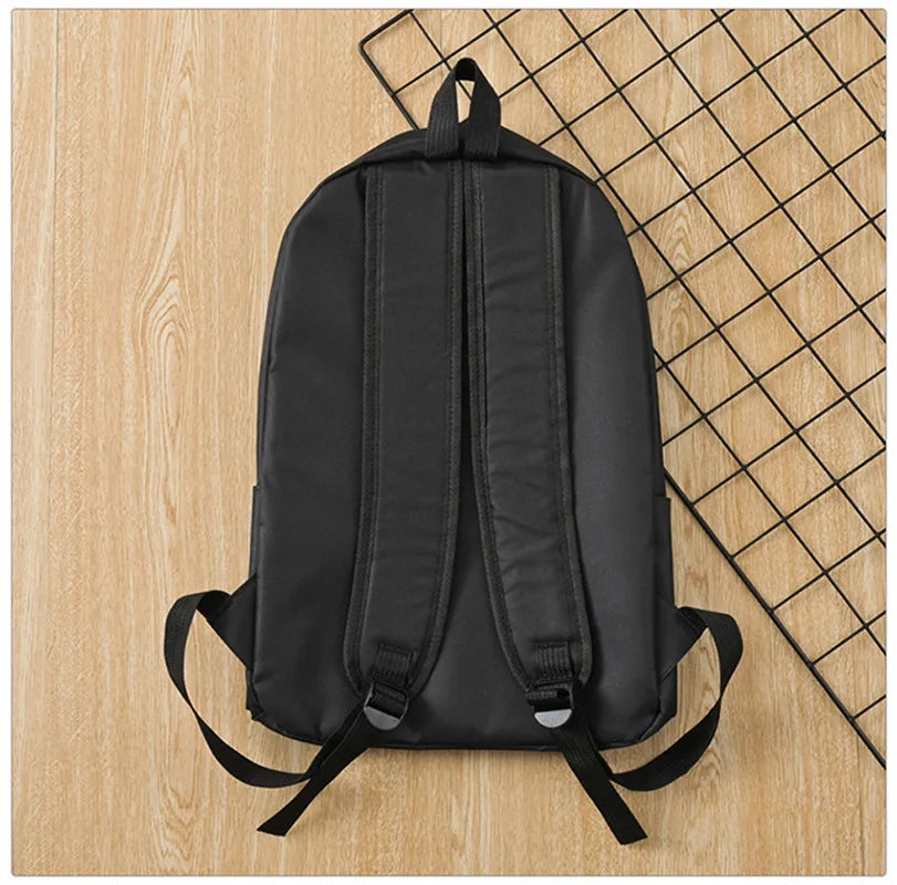 Men's Vintage PU Laptop Backpack Travel Rucksack Schoolbag