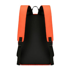 Reflective Stripe Laptop Backpack Large Capacity Daypack