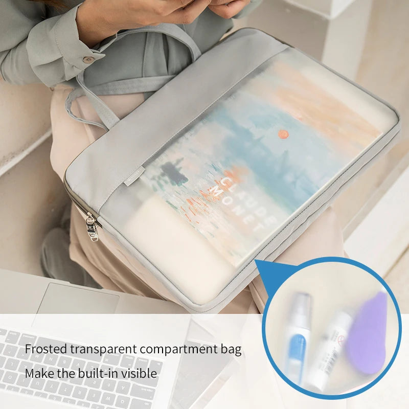 Waterproof 13.3 14 Inch Laptop Bag Briefcase for Men Women