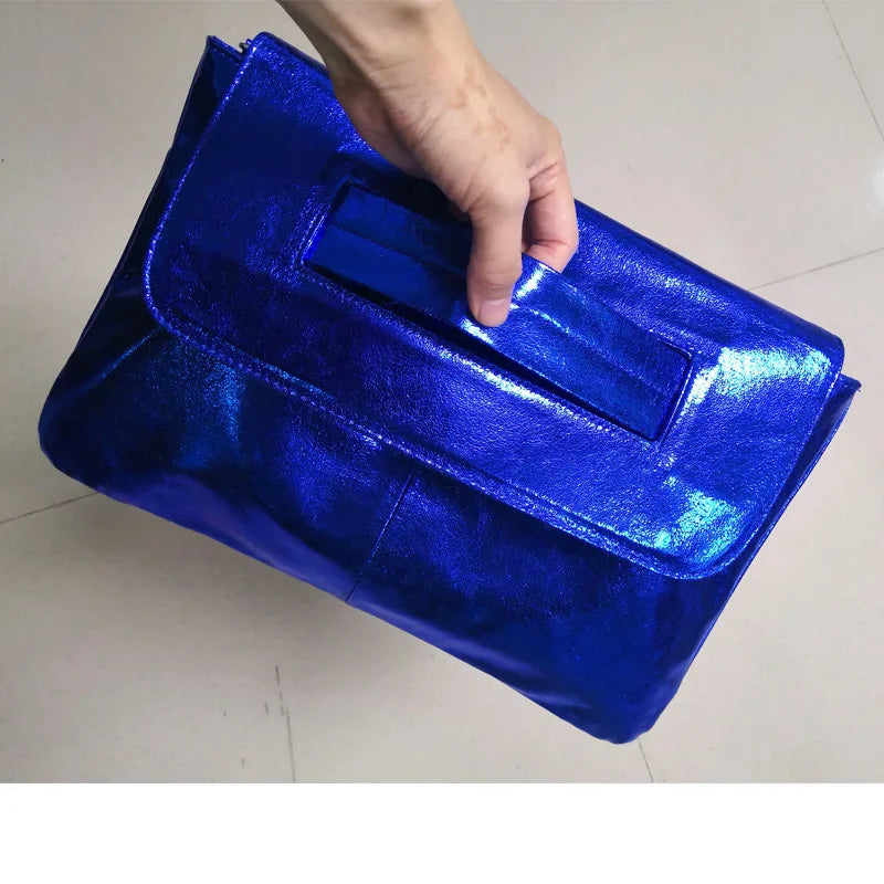 Women's PU Leather Laptop Bag Crossbody Shoulder Messenger Clutches