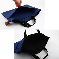 Canvas Office Briefcase Business Bag for Men Women