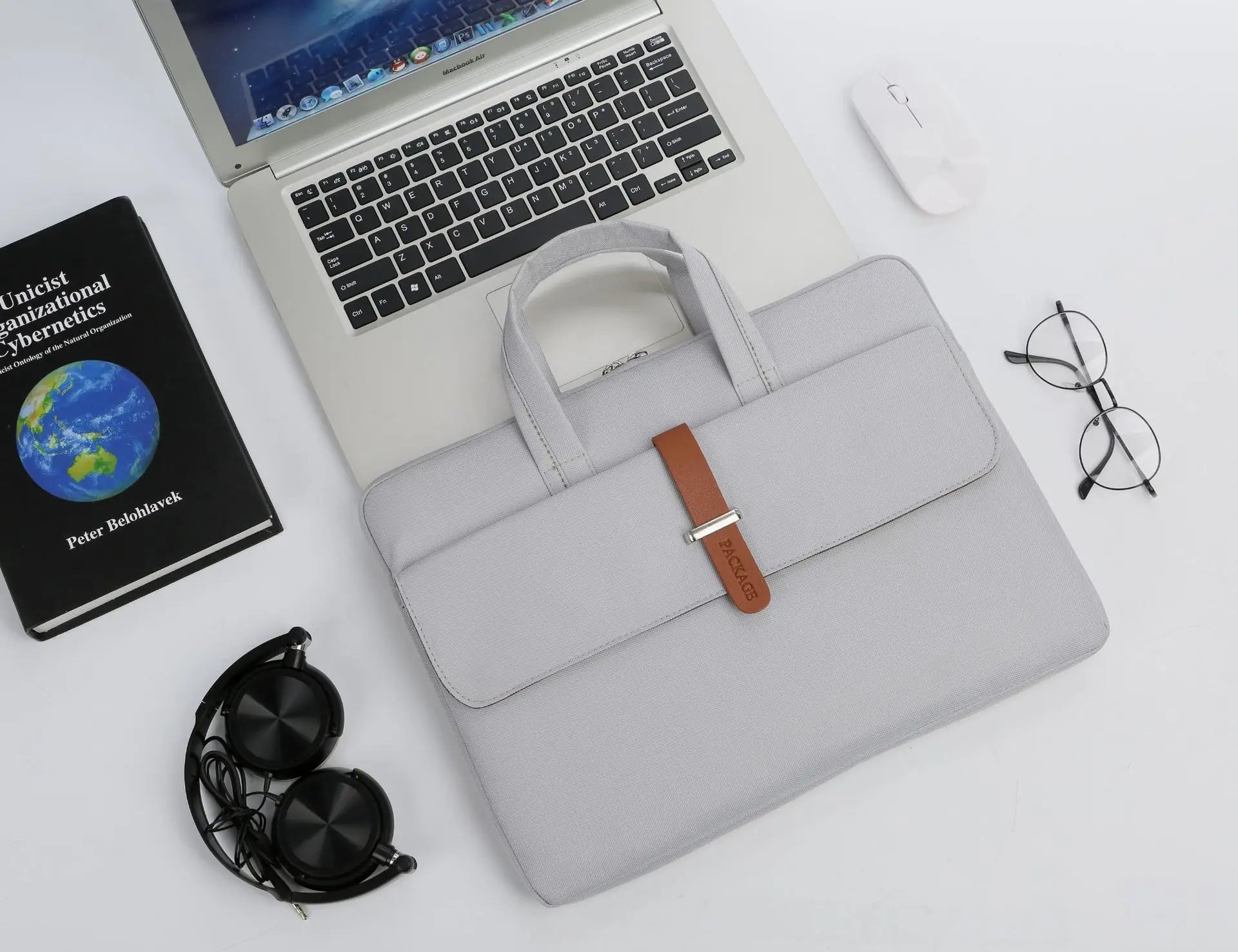 Large Capacity Laptop Handbag for Men Women 15 Inch Notebook Bags