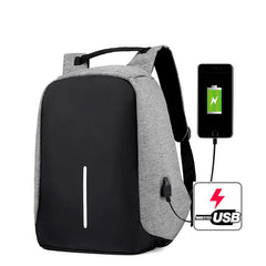 Large Laptop Rucksack with USB Charge Port