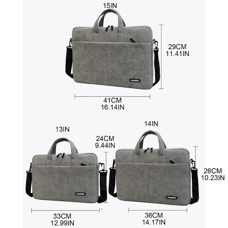 Shockproof Laptop Shoulder Bag for 13 14 15in Notebook