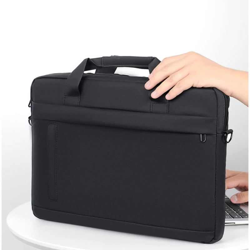 15.6in Laptop Sleeve Shoulder Bag Business Handbag
