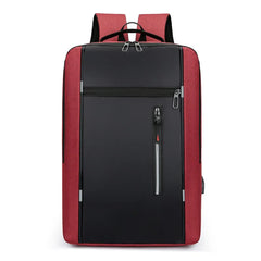 Men's Business Laptop Backpack with USB Charging