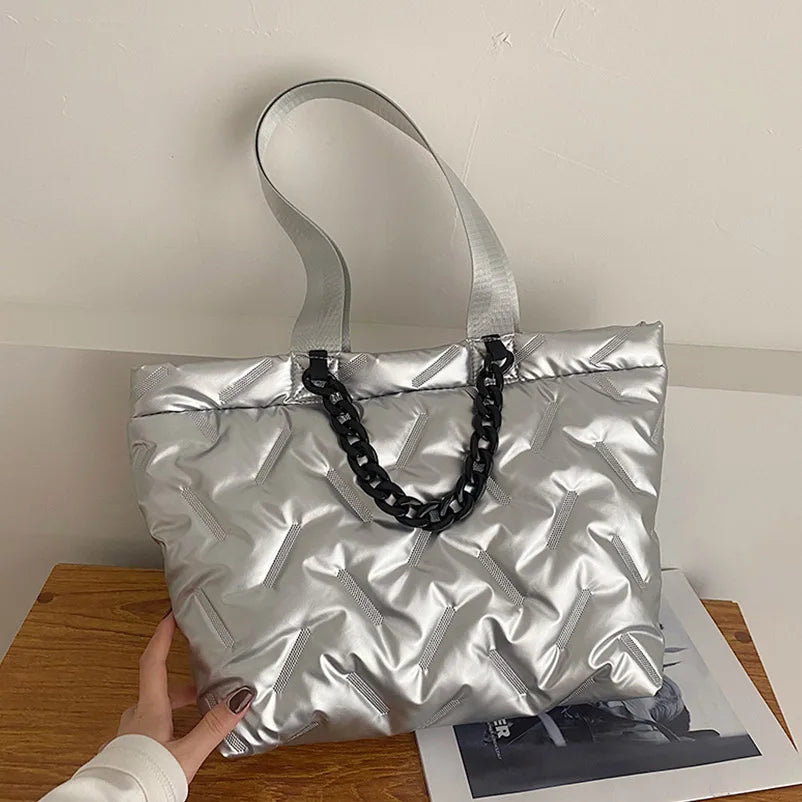 Large Bags Ladies Bread Clothes Shopping Bag Texture