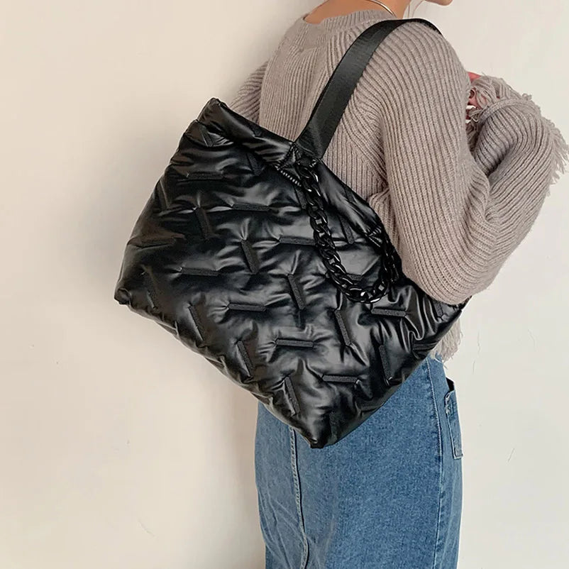Large Bags Ladies Bread Clothes Shopping Bag Texture