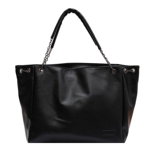 Large Women's Shoulder Bag Casual Tote Bag Pu Leather Crossbody