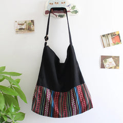 Bohemian Vintage Women Shoulder Bag Cotton Canvas Bag