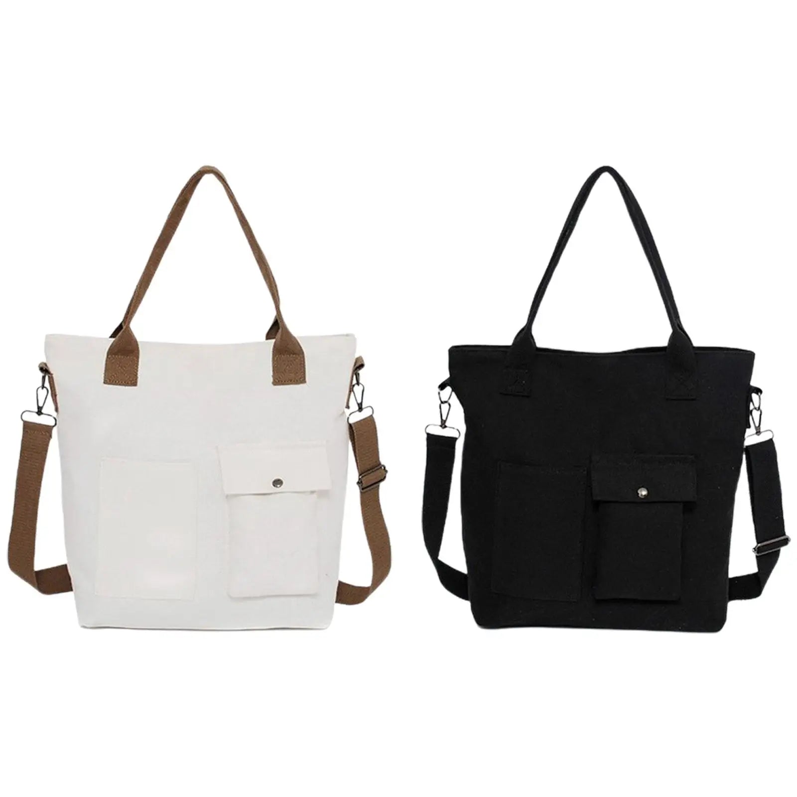 Canvas Handbag Vintage Large Capacity Multi-Pocket Cross