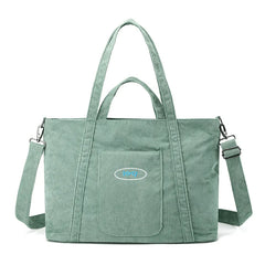 Large Capacity Women Travel Duffel Corduroy Shoulder Bags Storage