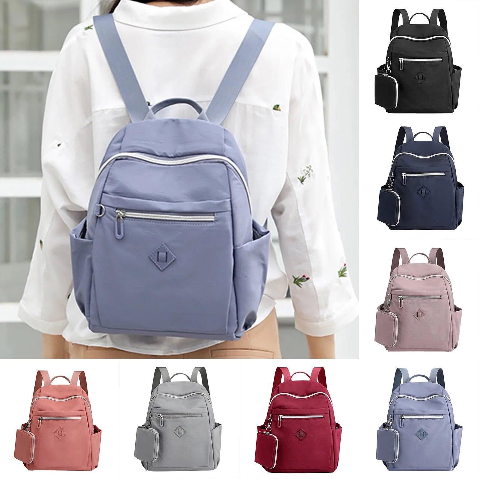 Large Capacity Waterproof Single Strap Backpack for Men and Women