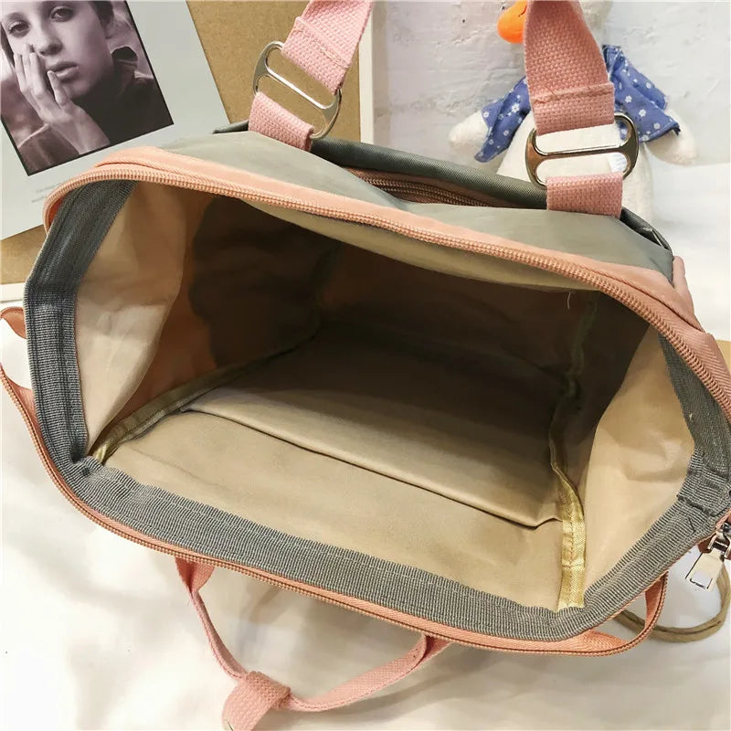 Large Capacity Laptop Backpack Nylon Women Mochila Para Adolescentes