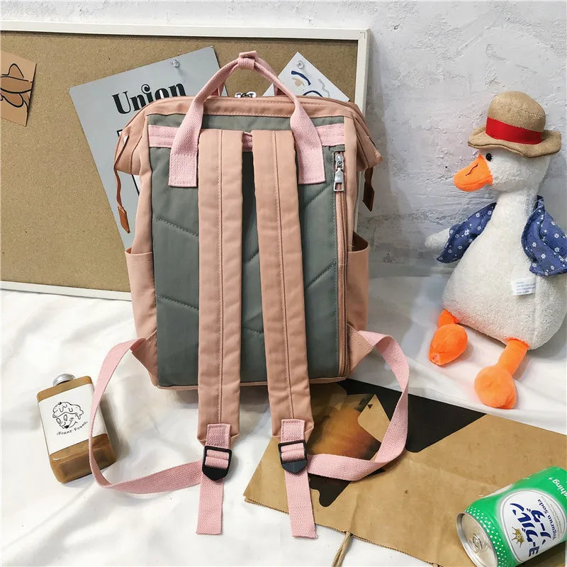 Large Capacity Laptop Backpack Nylon Women Mochila Para Adolescentes