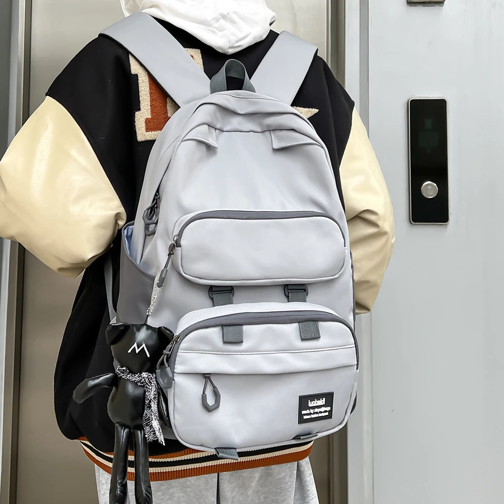 Large Capacity Laptop Backpack 15.6 Oxford High School Bags Teen College Student