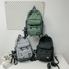 Large Capacity Laptop Backpack 15.6 Oxford High School Bags Teen College Student