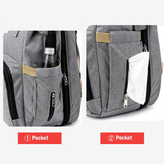 Large Capacity Backpack Mother Diaper Bags Convenient Travel Nappy Handbag