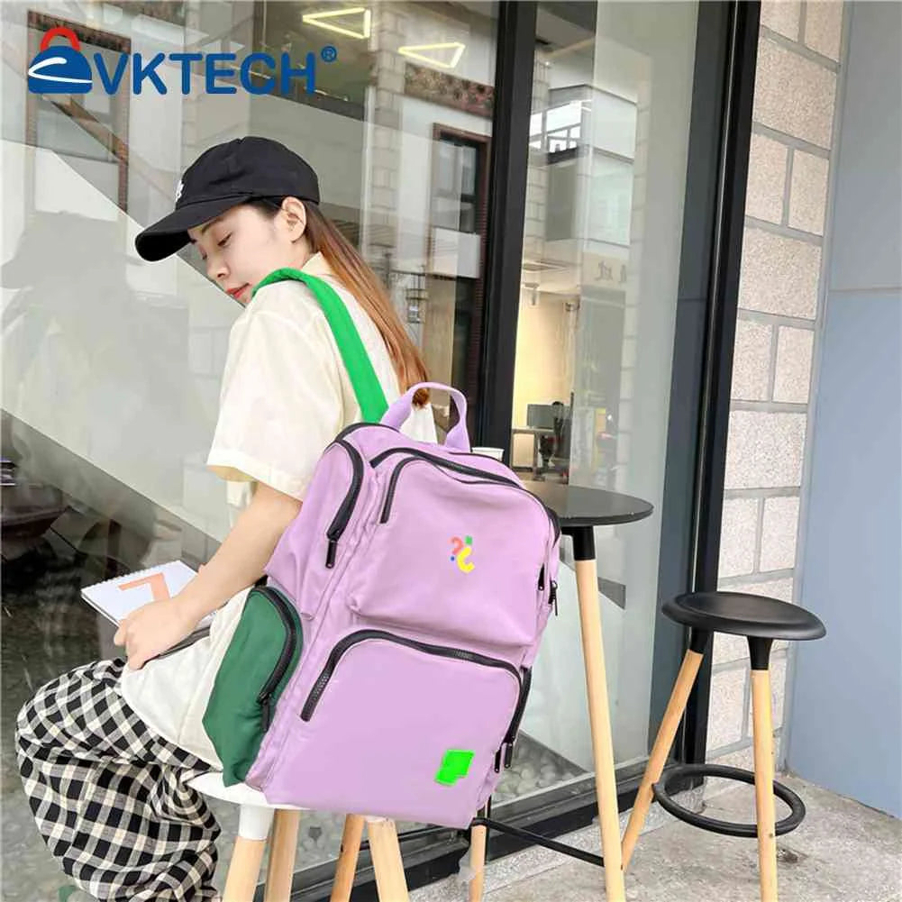 Large Capacity Backpack School Bag Multi-pocket Student College Book Bag