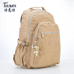 Large Capacity Backpack for Teenage Girls Nylon Waterproof Bags