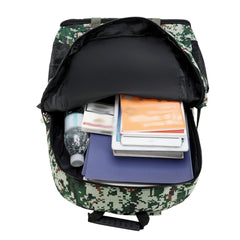 Large Capacity Backpack Mountaineering Bag Oxford Trekking Rucksack Camouflage