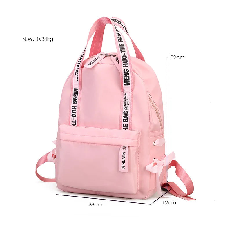 Large Capacity Backpacks Women Preppy School Bags For Teenagers Female