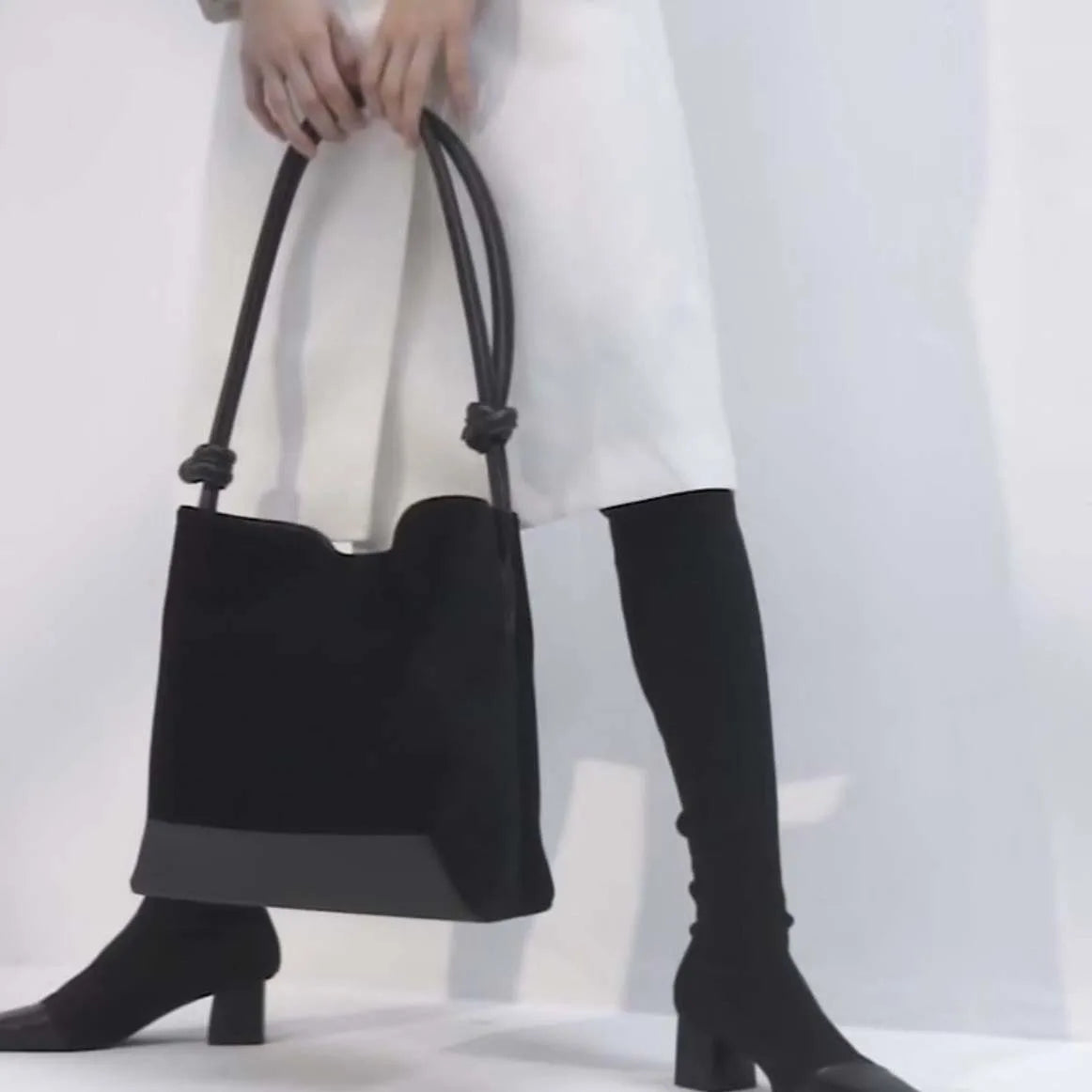 Large Capacity Shoulder Bags Retro Corduroy Totes Daily Shopping Handbags