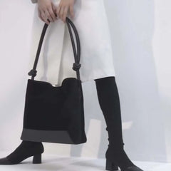 Large Capacity Shoulder Bags Retro Corduroy Totes Daily Shopping Handbags
