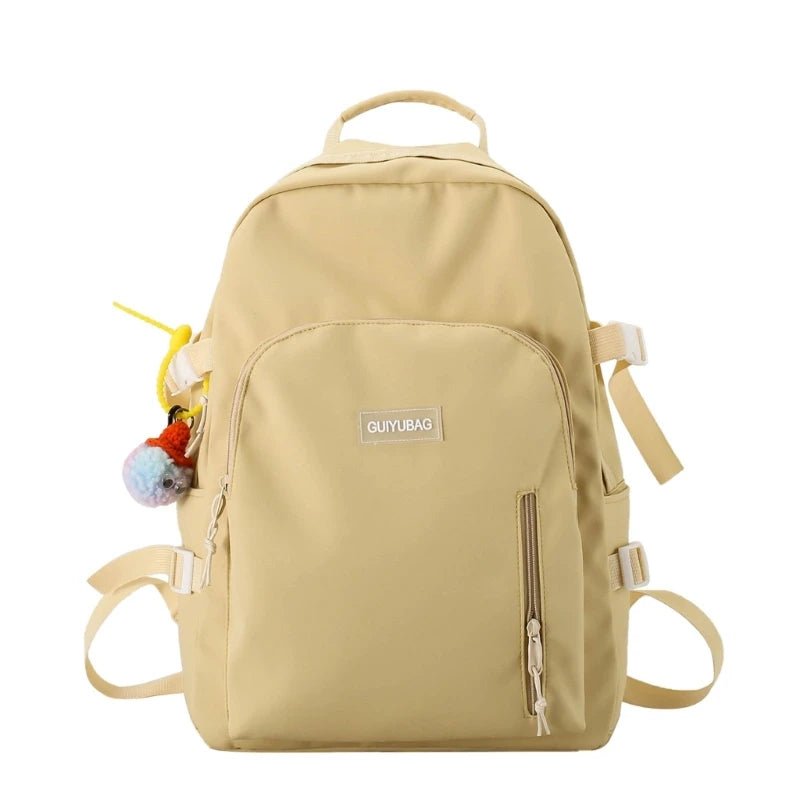 Large Capacity Nylon Backpack for Student Teenagers