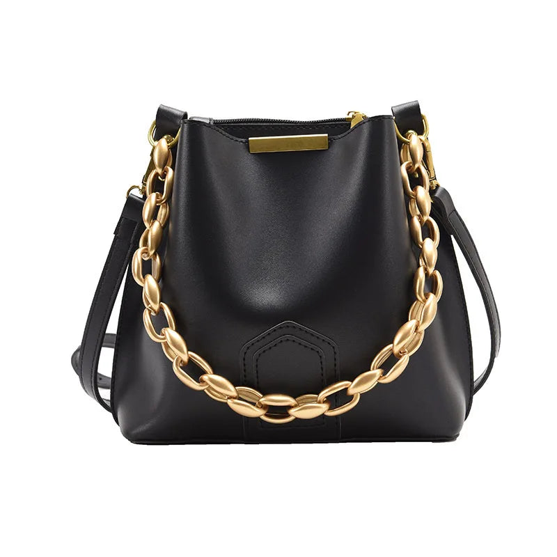 Large Capacity Bucket Bag Retro Shoulder Bag Female 2020 New